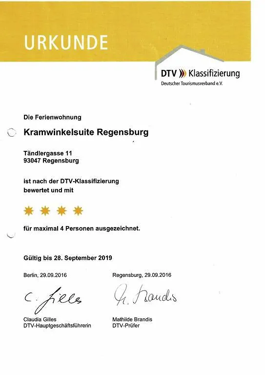 Kramwinkelsuite Regensburg Germany